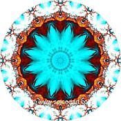 Mandala Art Print Malaspina Glacier 01