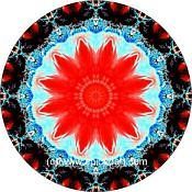 Mandala Art Print Malaspina Glacier 02