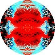 Mandala Art Print Malaspina Glacier 04
