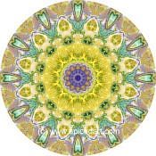 Mandala Art Print Morocco-Atlas Mts 01