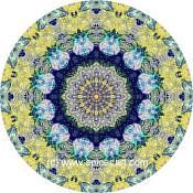 Mandala Art Print Morocco-Atlas Mts 05