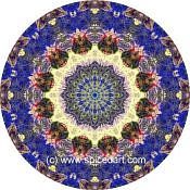 Mandala Art Print Morocco-Atlas Mts 06