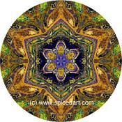 Mandala Art Print Morocco-Atlas Mts 09