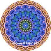 Mandala Art Print Morocco-Atlas Mts 12
