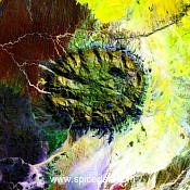 Mandala Art Print - Namib Desert-Massif Source Image