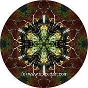Mandala Art Print Namib Desert-Massif 03