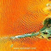 Mandala Art Print - Namibia-Namib Desert Source Image