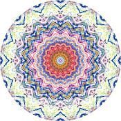 Mandala Art Print Namibia-Sand Dunes 01