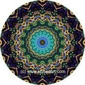 Mandala Art Print Namibia-Sand Dunes 02