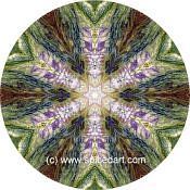 Mandala Art Print Pakistan-Sulaiman Mts 01