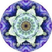 Mandala Art Print Pakistan-Sulaiman Mts 04