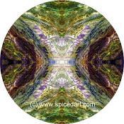 Mandala Art Print Pakistan-Sulaiman Mts 05