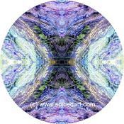 Mandala Art Print Pakistan-Sulaiman Mts 06