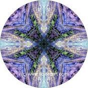 Mandala Art Print Pakistan-Sulaiman Mts 08