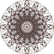 Mandala Art Print Russia-Mayn River 07