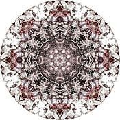 Mandala Art Print Russia-Mayn River 09