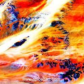 Mandala Art Print - Sahara-Terkezi Oasis Source Image