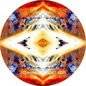 Mandala Art Print Sahara-Terkezi Oasis 11